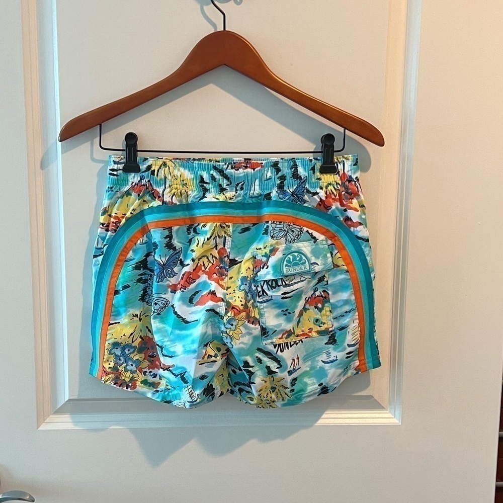 SUNDEK STRETCH WAIST SWIM TRUNKS REPREVE NWT - Picture 9 of 15